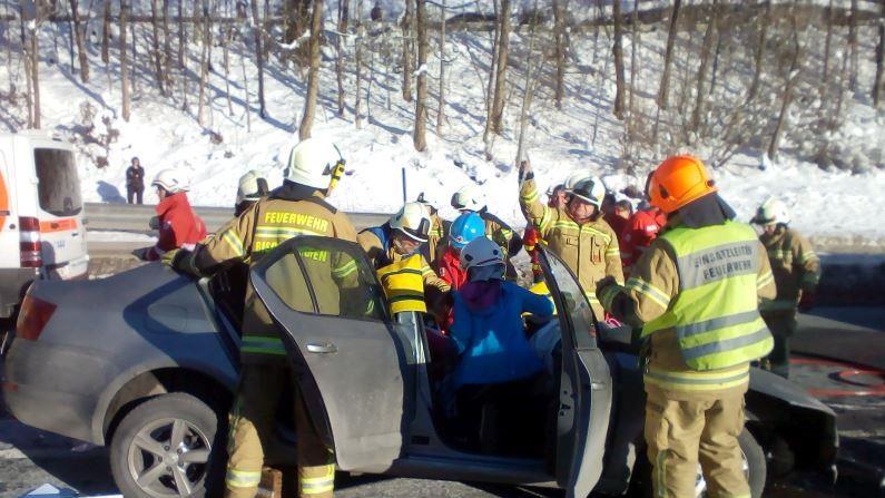 Unfall beim Knoten Bischofshofen