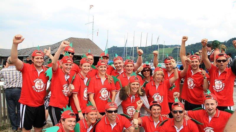 Drachenboot-Action am Mattsee