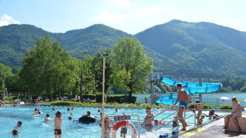 Badespaß am Fuschlsee
