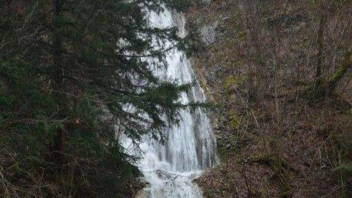 Glasenbachklamm: Hoher Pegel