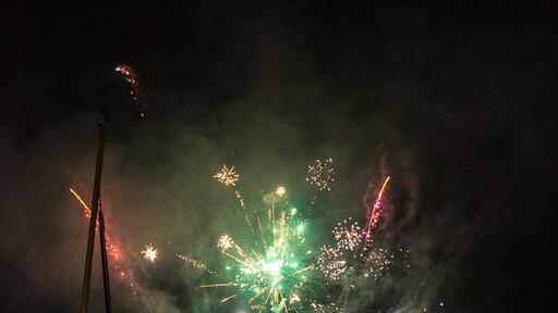 Das spektakuläre Feuerwerk am Seefest Mattsee