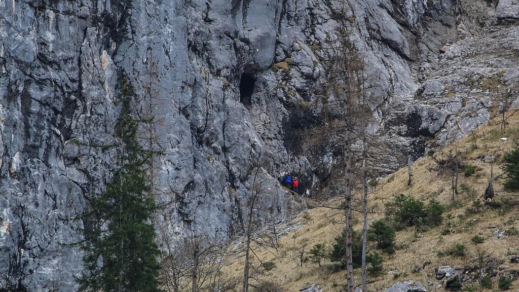 Die HIrlatzhöhle bei Hallstatt.