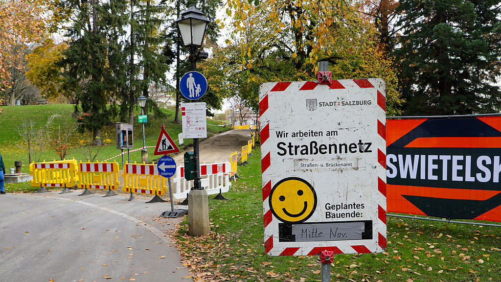 Rad- und Fußwege im Salzburger Kurgarten werden erneuert