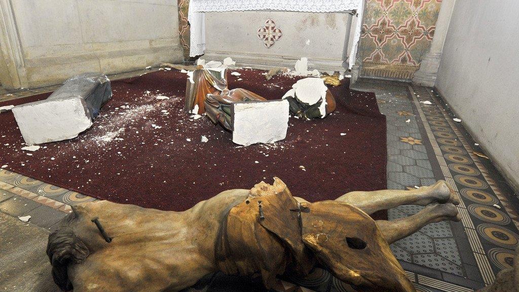 Vandalenakte in Wiener Kirchen: Lazaristenkirche