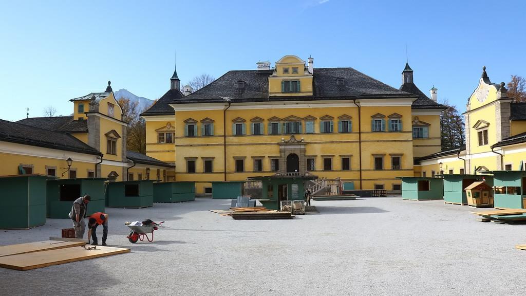 Hellbrunner Adventzauber: Aufbau