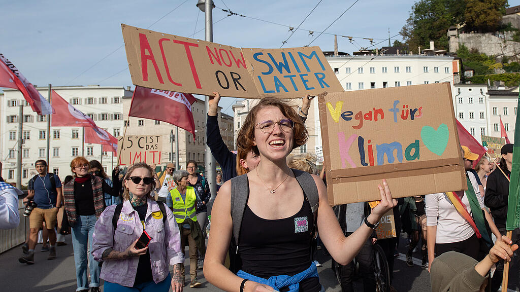 der weltweite Klimastreik statt