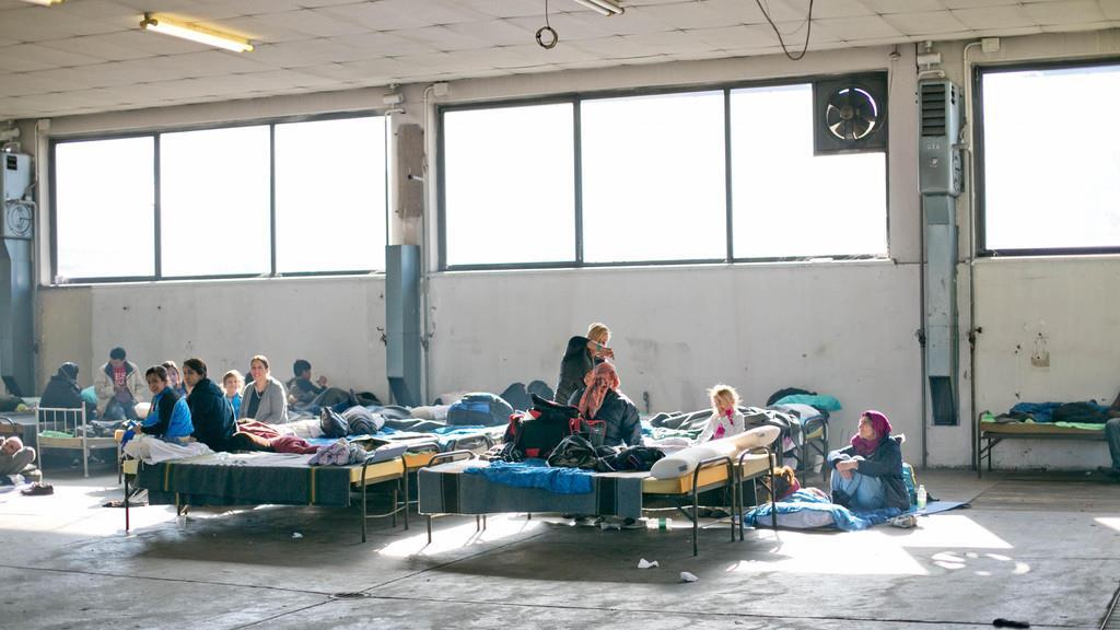 Flüchtlinge am Donnerstag in Salzburg