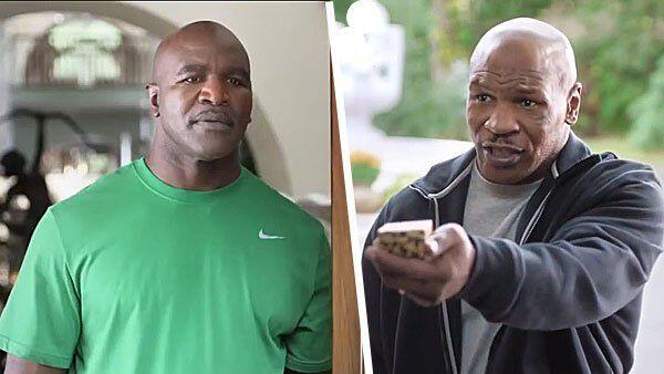 Mike Tyson bringt Evandre Holyfield Ohr zurück.