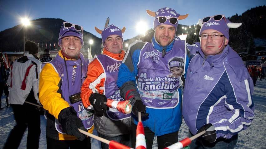 Super-Fan-Stimmung in Flachau