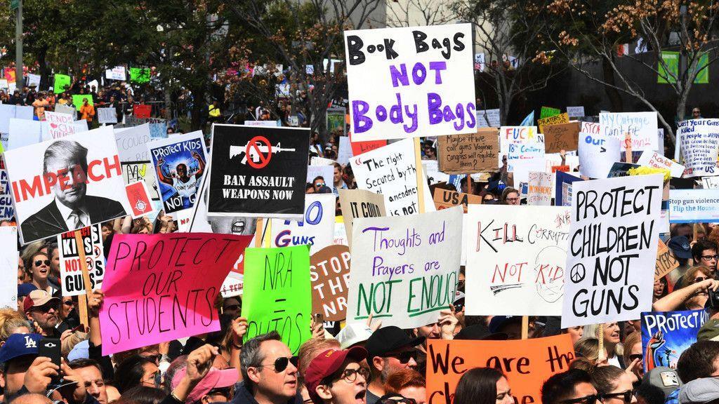 "March for our lives" in Los Angeles