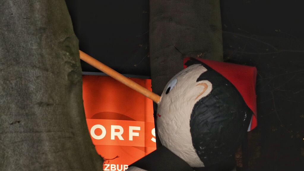 Klimaaktivisten demonstrieren vor der ORF Landeszentrale!