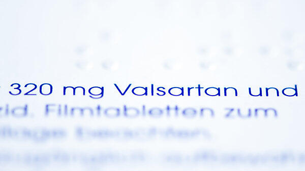 Valsartan wird zur Blutdruckkontrolle verwendet