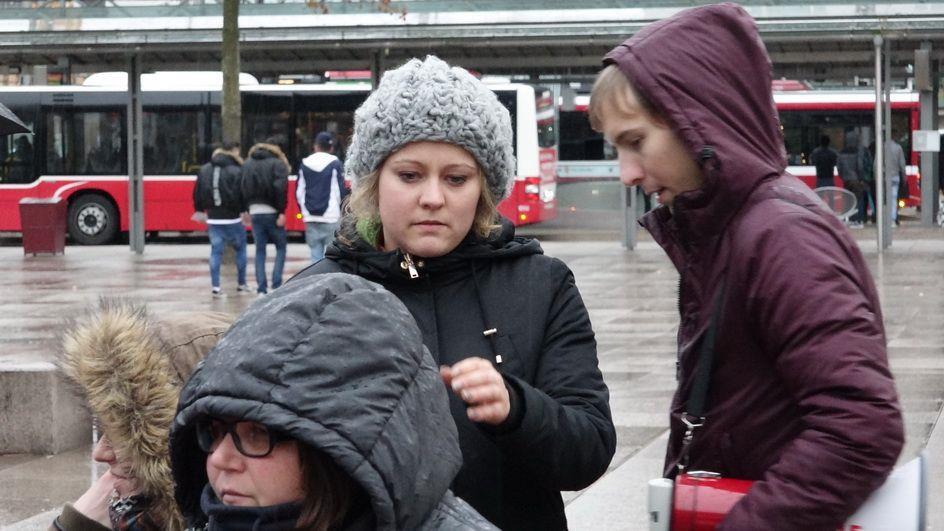 Flashmob am Hauptbahnhof