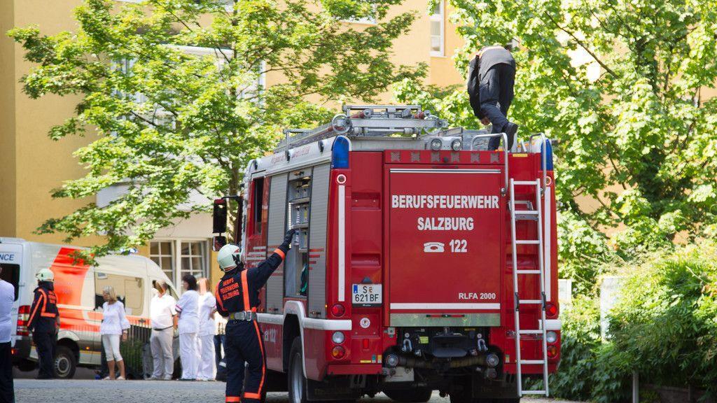 Pkw-Überschlag in Privatklinik