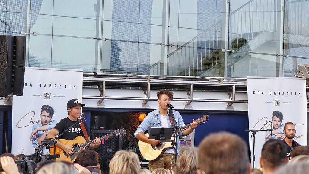 Chris Steger im Europark Salzburg