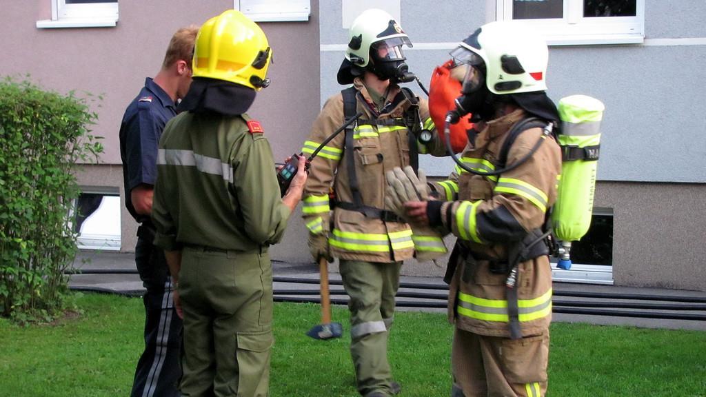 Küchenbrand in Hallein