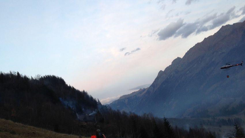 Waldbrand in Fusch