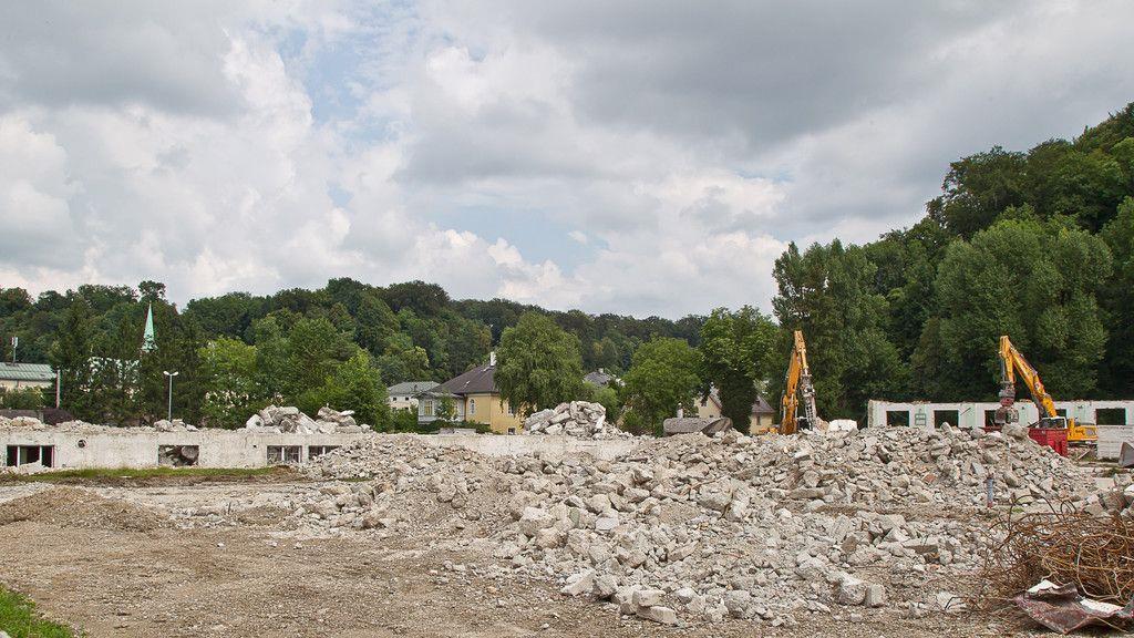 Riedenburg-Kaserne: Abriss nahezu abgeschlossen