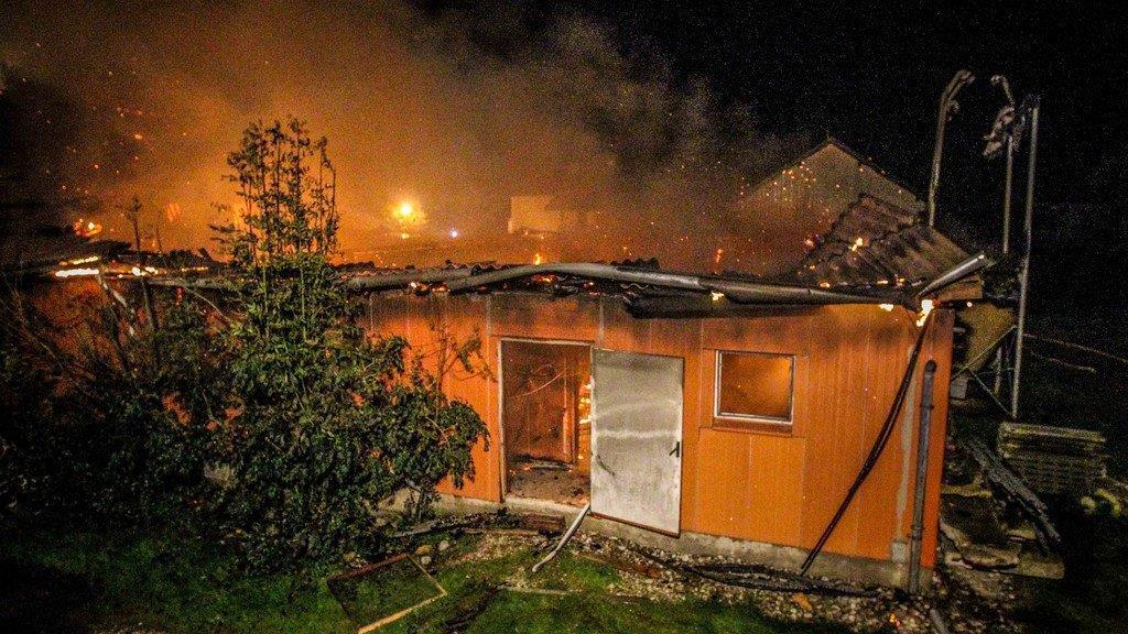 Großbrand in Weng