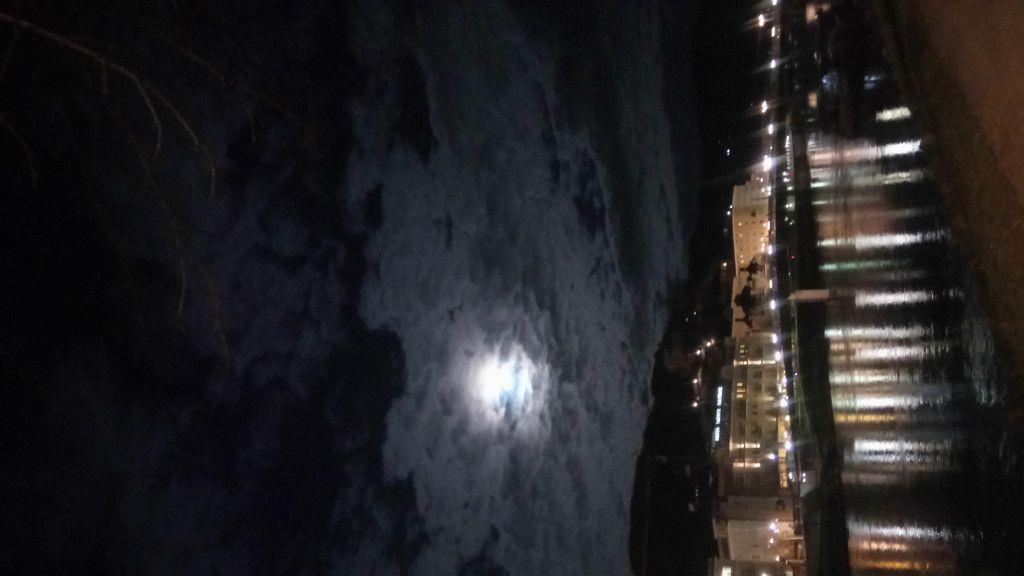Super-Blauer-Blutmond über Salzburg