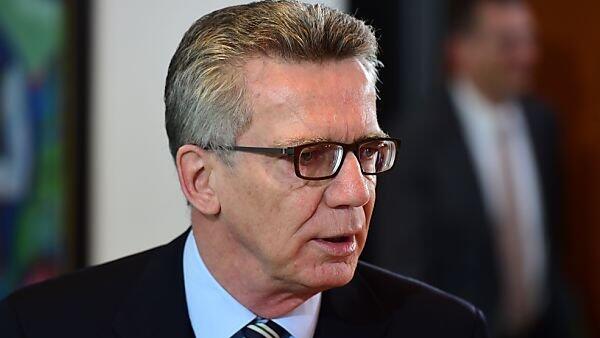 Der deutsche Innenminister Thomas de Maiziere