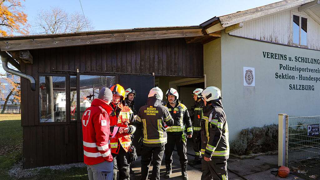 Küchenbrand im Vereinshaus des Polizeihundesportverein
