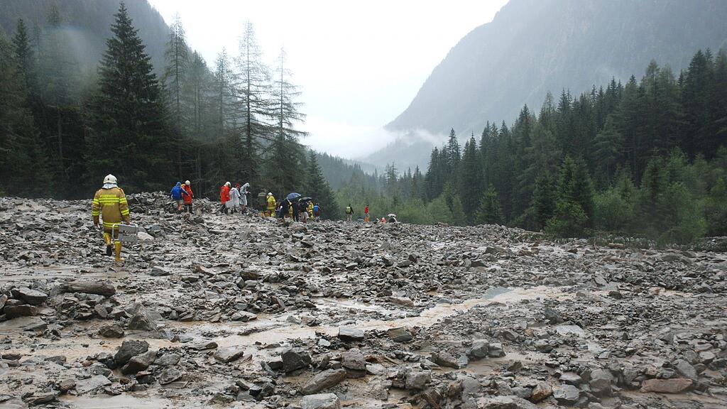 Die Murenabgänge zogen eine Spur des Verwüstung durch Göriach im Lungau.
