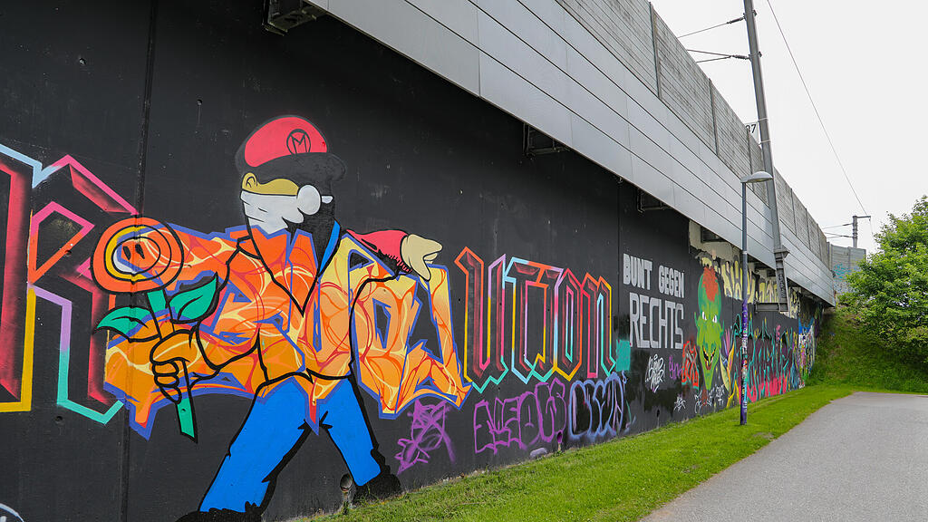 Graffiti in der Stadt Salzburg