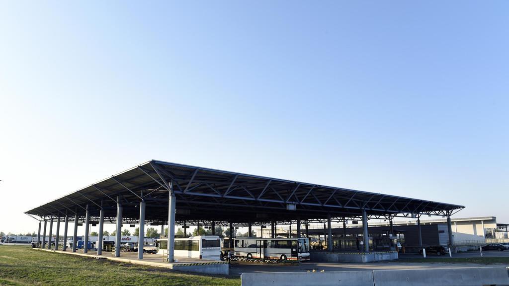 Flüchtlingsbetreuungsstelle in Nickelsdorf