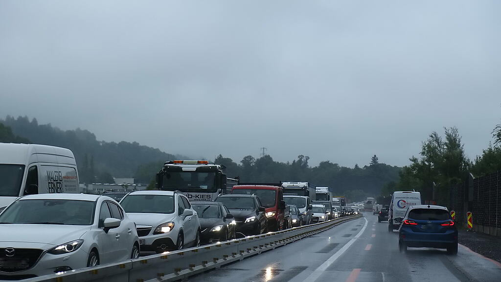 A10, Unfall, Hallein