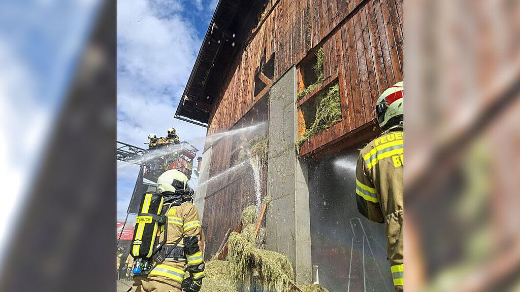 Bauernhofbrand in Bruck
