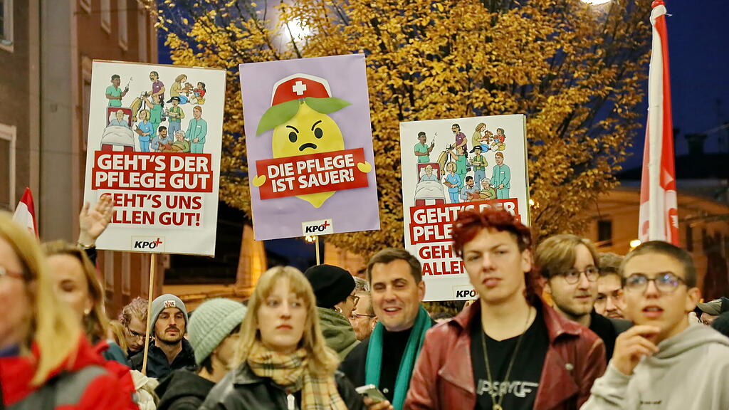 Pflege-Demo in Salzburg II