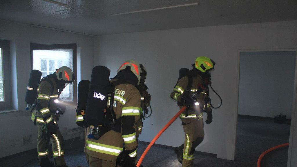 Übung Feuerwehr Grödig