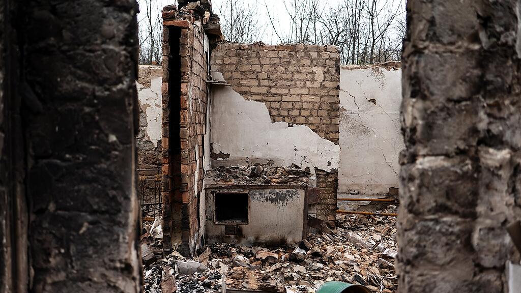Ukraine-Krieg, Tag 55: Zerst\u00f6rung in Nowodruschesk