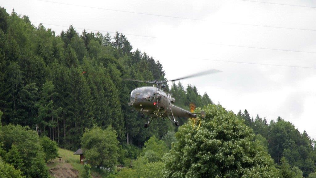 Hubschrauber im Einsatz