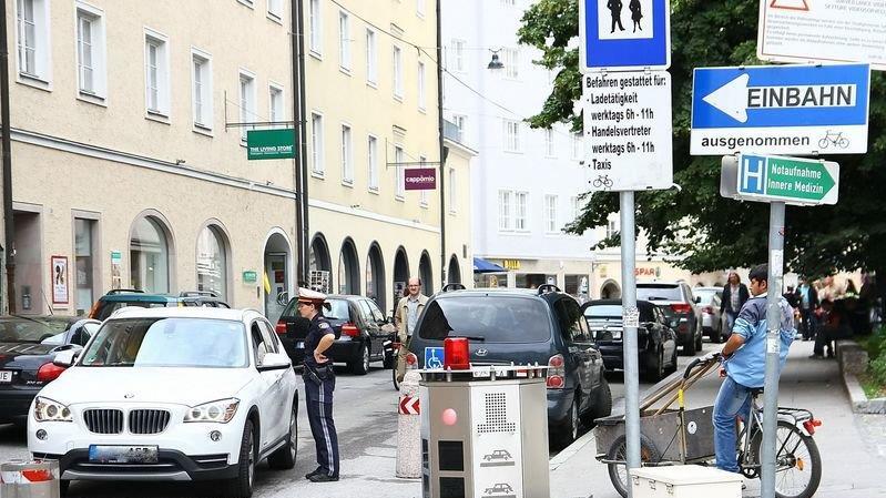 Pollerunfall in Kaigasse