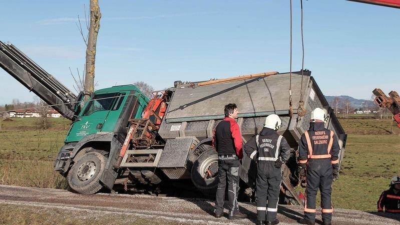 Lkw-Unfall in Salzburg