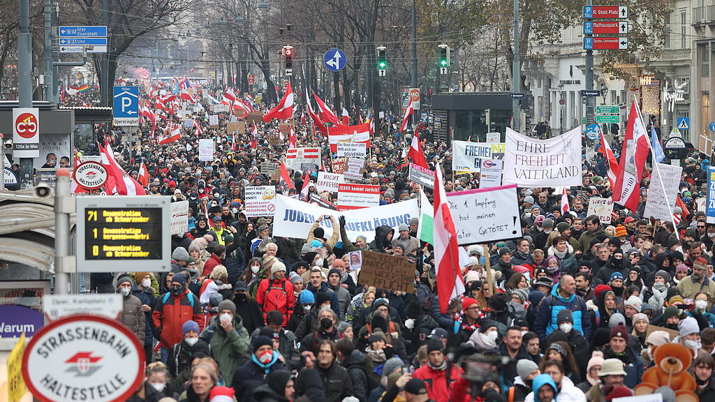 Corona-Demo in Wien II