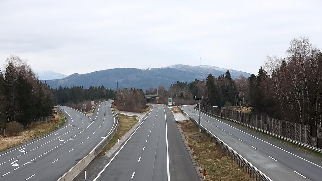 Leere Straßen in Salzburg