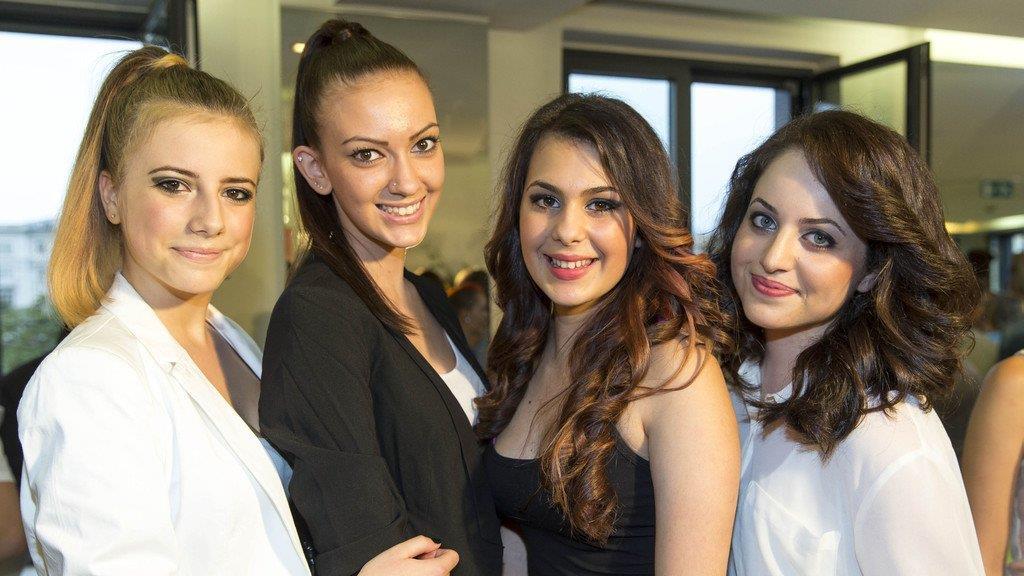 Lehrlinge am Catwalk