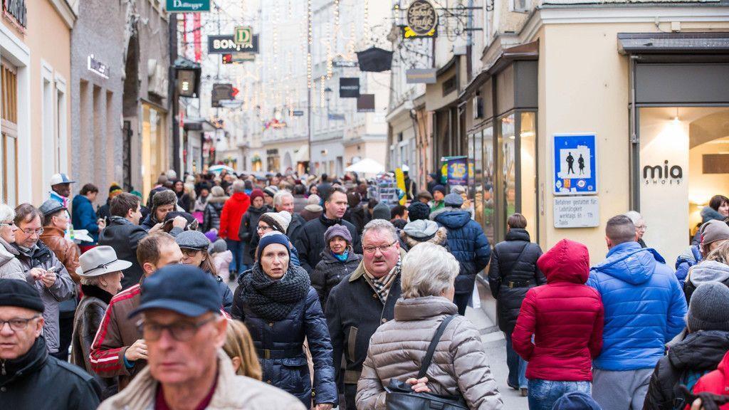 Advent-Shopping in Salzburg