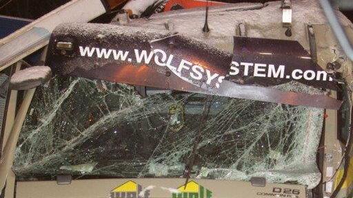 Massencrash im Schneesturm