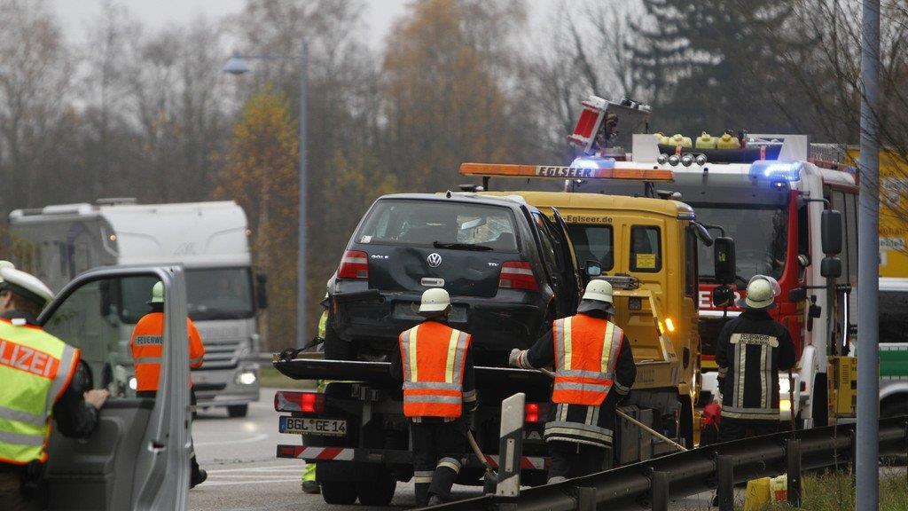 Schwerer Crash bei Piding