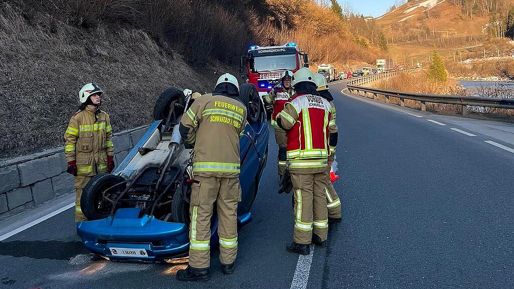 Unfall Mopedauto Schwarzach