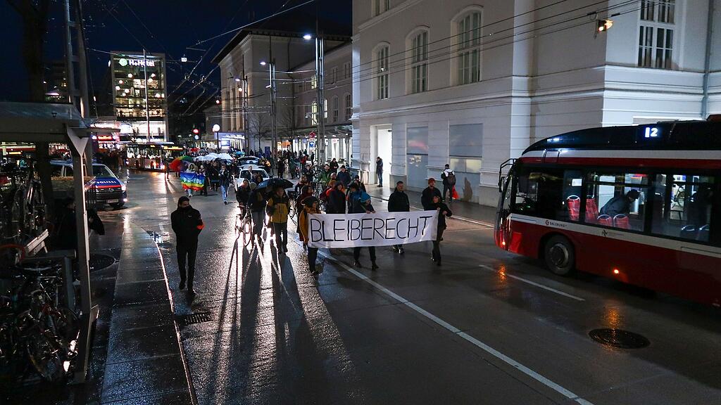 "Demo gegen Rechts" in Salzburg