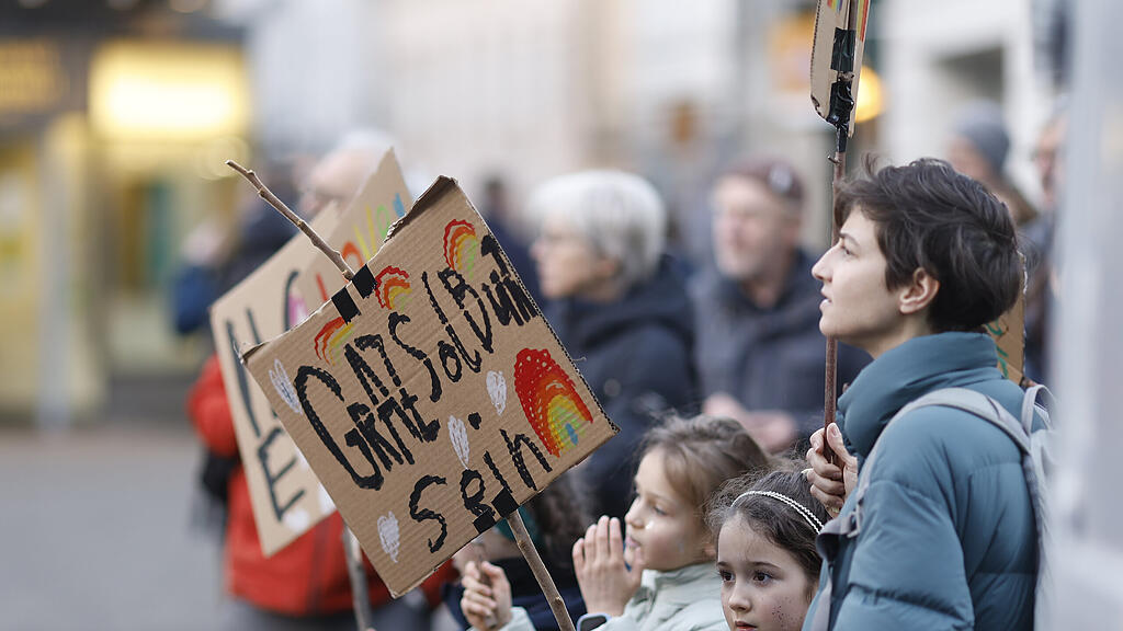 Demo für Menschenrechte und Demokratie in Graz
