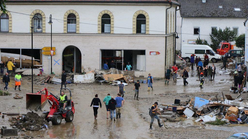 Hochwasser in Simbach am Inn