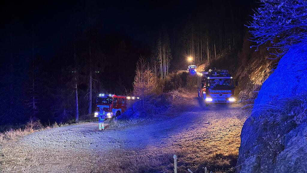 Waldbrand in Mariapfarr
