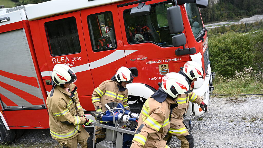 Großübung Feuerwehren Gasteinertal