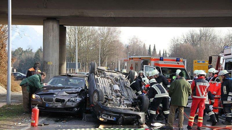 Schwerer Crash in Freilassing